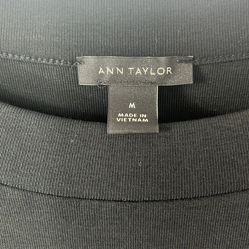 CLEARANCE Ann Taylor Boatneck 3/4 Length Sleeve Top - Picture 6 of 7